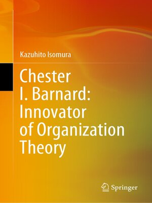cover image of Chester I. Barnard